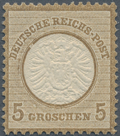 17849 Deutsches Reich - Brustschild: 1872, 5 Groschen Zentriertes Luxusstück Mit Plattenfehler "Kreis Unte - Ungebraucht