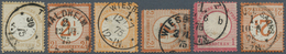 17885A Deutsches Reich - Brustschild: 1875, Sechs Brustschild-Marken Ein Brief Und Eine GA Mit Reichspost-N - Unused Stamps