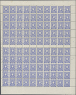 17897 Deutsches Reich - Pfennig: 1880: 20 Pfg. Frühauflage Im Postfrischen ORIGINALBOGEN Mit 10 Zwischenst - Unused Stamps