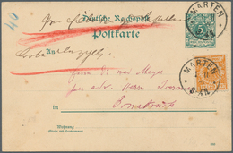 17906 Deutsches Reich - Krone / Adler: 1889-1900, 25 Pf. Lebhaftgelblichorange ("goldgelb") Auf Ganzsachen - Unused Stamps
