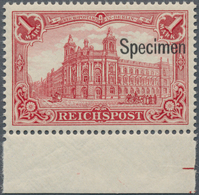 17912 Deutsches Reich - Germania: 1900, 1 M. "Deutsches Kaiserreich" Postfrisches, Zentriertes Unterrandst - Ungebraucht