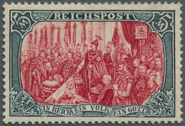 17917 Deutsches Reich - Germania: 1900, 5 Mark Reichspost, Typ II, Farbfrisch, In Guter Zähnung, Ungebrauc - Ongebruikt