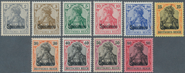 17932 Deutsches Reich - Germania: 1915, Serie "Germania / Kriegsdruck", Komplette Seltene Serie Im Luxussa - Ungebraucht