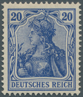 17938 Deutsches Reich - Germania: 1915: Germania-Kriegsdruck, 20 Pfg In Der Extem Seltenen Farbe Violettul - Ongebruikt