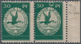 17949 Deutsches Reich - Germania: 1912, 30 Pfg. Flugpost Rhein/Main Mit Plattenfehler "Großer Mond" (Feld - Ungebraucht