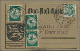 17950 Deutsches Reich - Germania: 1912, 30 Pfg. Rhein/Main Mit Plattenfehler "Großer Mond" Im Senkrechten - Ongebruikt