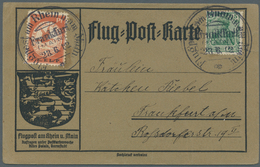 17960 Deutsches Reich - Germania: 1912, 20 Pfg. E.EL.P. Auf Entsprechender Sonderkarte Mit 5 Pfg. Germania - Unused Stamps