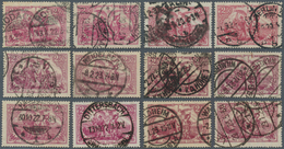 17970 Deutsches Reich - Inflation: 1920, 2,50 Mark Germania Ergänzungswert In Allen Farben (a Bis F) Zweim - Covers & Documents