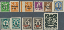 17972 Deutsches Reich - Inflation: 1920/21. Lot Von 11 Marken Deutsches Reich Auf Bayern Abschied Mit Beso - Covers & Documents