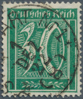 17981 Deutsches Reich - Inflation: 1922, 30 Pfg. Ziffer Mit Wasserzeichen Waffeln, Sauber Gestempelt "Stut - Briefe U. Dokumente