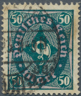 17990 Deutsches Reich - Inflation: 1923. 50 M Posthorn, Vierpass-Wasserzeichen, Gestempelt, Infla-Signum U - Covers & Documents