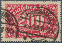 17999 Deutsches Reich - Inflation: 1923, 200 M. Queroffset II In Karminrot Mit Plattenfehler "letztes 's' - Briefe U. Dokumente