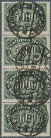 18001 Deutsches Reich - Inflation: 1922, 5000 M. Ziffer Im Queroval, Schwarzgrün Im Senkrechten Viererstre - Covers & Documents