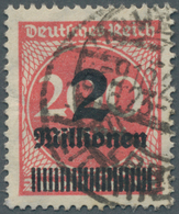 18018 Deutsches Reich - Inflation: 1923, 2 Mio. Auf 200 Mark Plattendruck Mit Liegendem Wasserzeichen Gest - Covers & Documents