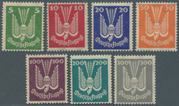 18033 Deutsches Reich - Weimar: 1924, FLUGPOSTMARKEN Holztaube 5 Pf - 300 Pf, Kompletter Satz Einwandfrei - Unused Stamps