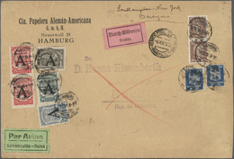 18043 Deutsches Reich - Weimar: 1926, Größerer Eilbrief Mit Angegebener Frankatur Adressiert Nach Bogota B - Neufs