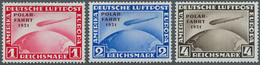 18088 Deutsches Reich - Weimar: 1931, 1 - 4 RM Polarfahrt Ungebraucht Mit Falz, Mi. 900,- Euro - Unused Stamps