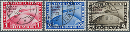 18090 Deutsches Reich - Weimar: 1931, 1 M Bis 4 M Zeppelin "POLAR-FAHRT", Kompletter Satz, 2 M Und 4 M Mit - Unused Stamps