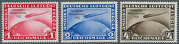 18101 Deutsches Reich - 3. Reich: 1933, Chicago-Fahrt, Kompletter Satz 1 RM Bis 4 RM, Sauber Ungebraucht O - Unused Stamps
