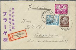 18116 Deutsches Reich - 3. Reich: 1933, Wagner 20 U 40 Pfg Und Zusatzfrankatur Portorichtig Auf Sauberem R - Unused Stamps