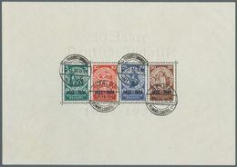 18121 Deutsches Reich - 3. Reich: 1933, Nothilfe-Block In Originalgröße, Abgestempelt In "BERLIN RUMMELSBU - Unused Stamps