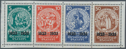 18125 Deutsches Reich - 3. Reich: 1933, Nothilfe-Block-Marken Als Postfrisches Herzstück Aus Block 2, Zusa - Unused Stamps