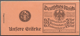18228 Deutsches Reich - Markenheftchen: 1928, Markenheftchen Reichspräsidentenserie ONr. 10, Beinhaltet Da - Carnets
