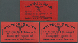 18232 Deutsches Reich - Markenheftchen: 1939, Hindenburg Markenheftchen, O Nr. 8, Dazu Hitler Markenheftch - Booklets