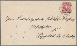 18345 Deutsches Reich - Stempel: "BERLIN REICHSTAG 23.3.85" Und Zweiter Abschlag Vom 13.1.94 Auf Zwei Umsc - Machines à Affranchir (EMA)