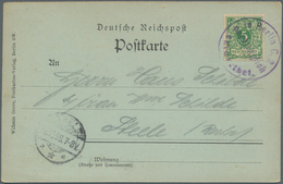 18347 Deutsches Reich - Stempel: 1898, "In Berlin C.2 Nachträglich Entwertet", Violetter Stempel Klar Auf - Franking Machines (EMA)