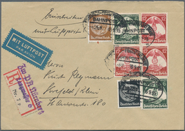 18376 Deutsches Reich - Besonderheiten: 1935, "Zw PA Nürnberg Langwasser 6", Violetter L2 Auf R-Zettel "Nü - Sonstige & Ohne Zuordnung