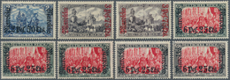 18485 Deutsche Post In Marokko: 1911: 3 C. - 6,25 Pes. Friedensdruck Mit Aufdruck "MAROKKO" WZ 1, Als Saub - Marokko (kantoren)