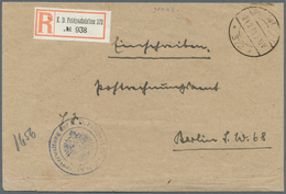 18565A Deutsche Post In Der Türkei - Besonderheiten: 1918, R-Zettel "K.D. Feldpoststation 372" (Einfeldt Nr - Turkse Rijk (kantoren)