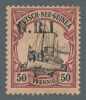 18575 Deutsch-Neuguinea - Britische Besetzung: 1914, 5d On 50 Pfg, Narrow Setting, 5 Pence Auf 50 Pfg Enge - German New Guinea