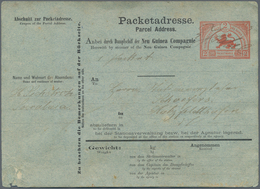 18578 Deutsch-Neuguinea - Besonderheiten: 1889, 2 Mark "Paketadresse" Der Neu Guinea Compagnie (Beleg Mit - German New Guinea