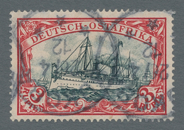 18589 Deutsch-Ostafrika: 1901, Höchstwert Der Kaiseryacht-Ausgabe Ohne Wz Mit Auf Dieser Marke Besserem St - German East Africa