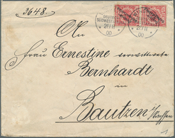 18621 Deutsch-Südwestafrika: 1898, 3 Pfg. Hellockerbraun Bis 20 Pfg. "Deutsch-Südwestafrika" Und 50 Pfg. Z - German South West Africa