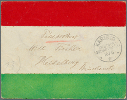18646 Deutsch-Südwestafrika - Besonderheiten: 1904, Feldpostbrief In "Flaggenfarben Rot-weiß-grün" (Greifs - Deutsch-Südwestafrika