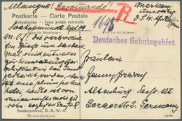 18651 Deutsch-Südwestafrika - Besonderheiten: 1909 "Deutsche Seepost, Ostafrikanische Hauptlinie 22.9.09" - Duits-Zuidwest-Afrika