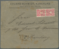 18657 Deutsche Kolonien - Kamerun-Vorläufer: 1885, "EDUARD SCHMIDT, KAMERUNS", Vordruck-Firmenbrief Franki - Kameroen