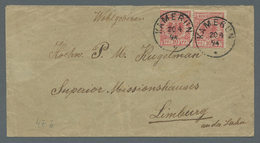 18659 Deutsche Kolonien - Kamerun-Vorläufer: 1894, 20. 4. Früher Vorläuferbrief Aus Kamerun Nach Limburg A - Kameroen