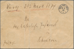 18680 Deutsche Kolonien - Kamerun - Besonderheiten: 1897 (10.1.), Inlands-Postsache Mit Stempel "RIO DEL R - Kameroen