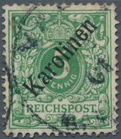 18688 Deutsche Kolonien - Karolinen: 1899. 5 Pf Krone/Adler "Karolinen" (48°), Gestempelt "... 01". (Miche - Carolinen