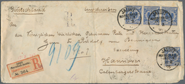 18757 Deutsche Kolonien - Marshall-Inseln - Vorläufer: 1895, Einschreibebrief Aus Den Marshall-Inseln Fran - Marshall Islands