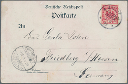 18759 Deutsche Kolonien - Marshall-Inseln - Mitläufer: 1899, 10 Pfg. Lebhaftlilarot Mit Klarem Stempel "JA - Marshalleilanden