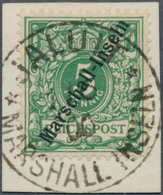 18761 Deutsche Kolonien - Marshall-Inseln: 1897, 5 Pfg. Jaluit-Ausgabe Mit Stempel "JALUIT MARSHALL-INSELN - Marshall