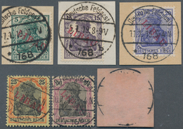 18860 Deutsche Besetzung I. WK: Postgebiet Ober. Ost - Libau: 1919, 5 Pf. Grün Und 15 Pf. Violett Bis 50 P - Bezetting 1914-18