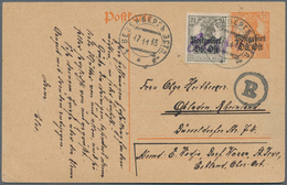 18875 Deutsche Besetzung I. WK: Postgebiet Ober. Ost - Ganzsachen: 1918, 7 1/2 Pfg. Germania Ganzsache Mit - Occupation 1914-18