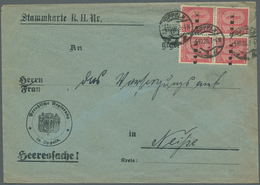 18901 Deutsche Abstimmungsgebiete: Oberschlesien - Dienstmarken: 1920, 10 Pf Lilarot Mit Waager. Aufdruck - Sonstige & Ohne Zuordnung