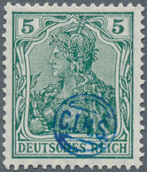 18905 Deutsche Abstimmungsgebiete: Oberschlesien - Französische Besatzung: 1920, Germania 5 Pfg. Grün Mit - Andere & Zonder Classificatie